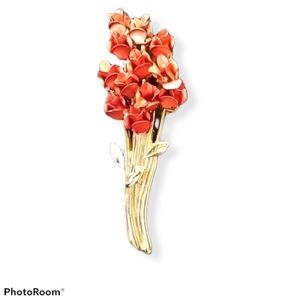 Circa 1990s DM-97 Floral Bouquet Brooch